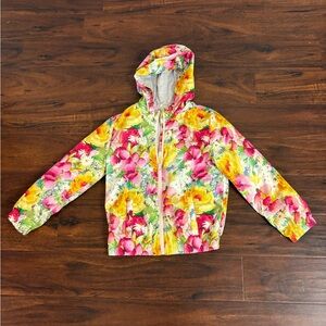 GAP Floral Kids Jacket - Pink, Yellow, Green